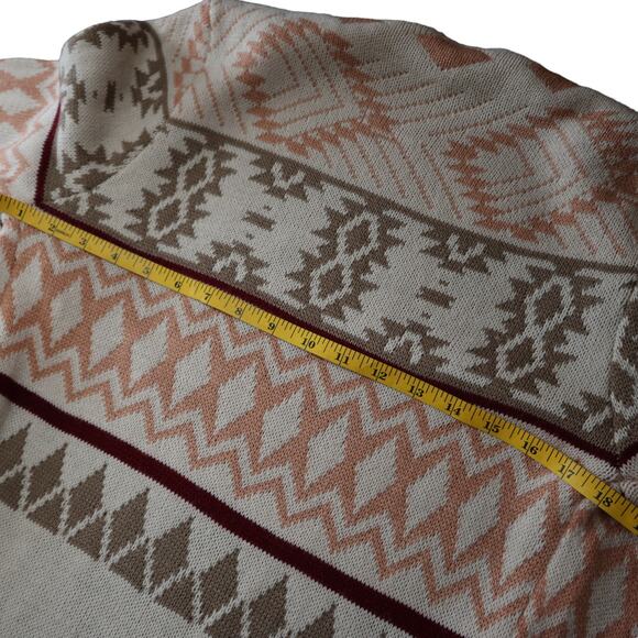 Tobi Womens Waterfall Cardigan Sweater Size M/L Aztec Southwestern Open Front - Picture 6 of 7